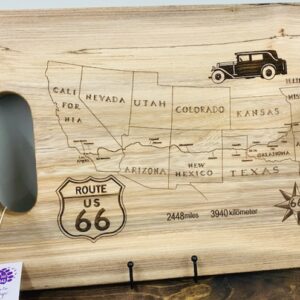 Route 66 Map w/Handhole