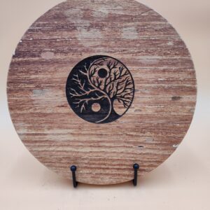 Round Ying Yang Tree of Life